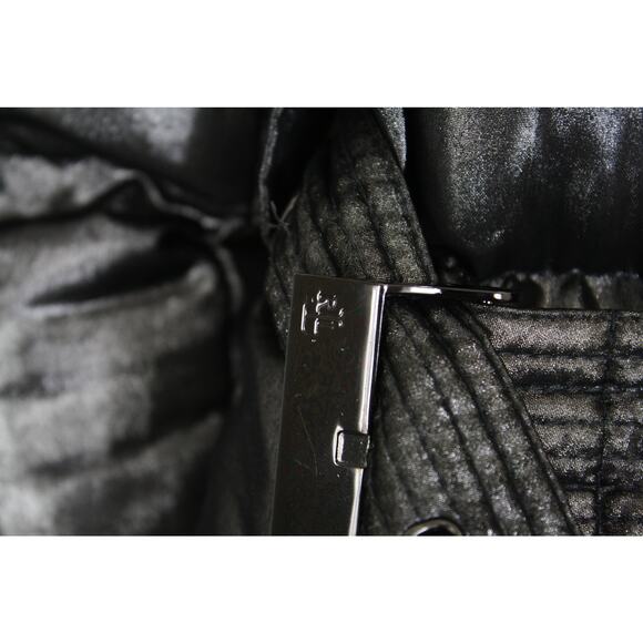 Vintage Ralph Lauren Metallic Silver Down Filled Womens Puffer Jacket Coat M - Picture 6 of 8